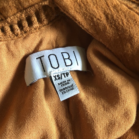 Tobi Lace Up Romper in Copper - Picture 5 of 6